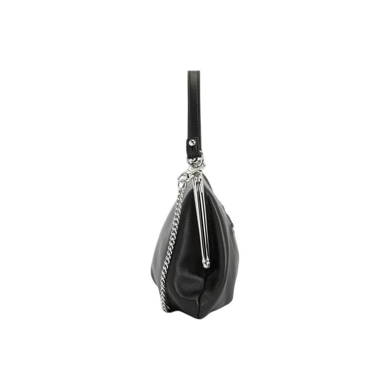 Vivienne Westwood Nappa Leather Shoulder Bag, Crossbody Bag, Handbag Women's Black-1