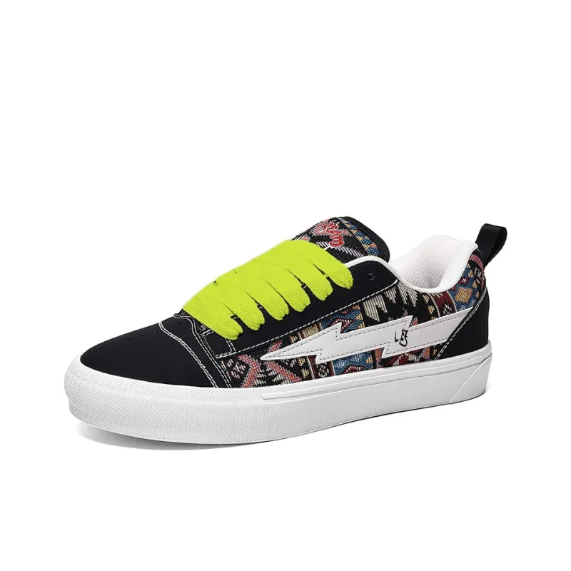DUEPLAY Coverage Cushioning Impact Resistance Balance Breathable Height Increasing Low Top Skateboard Shoes Unisex-5