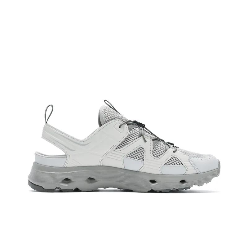 FILA Vintage Collection WAVY Wave Light Shoes Slip Resistant And Breathable River Trekking Shoes Men's Gray-1