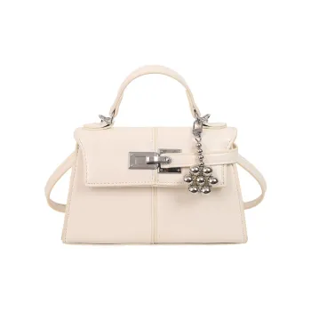 Yalu PU Handbag Women's Ecru/Silver/Black/Light Yellow/Black/Brown