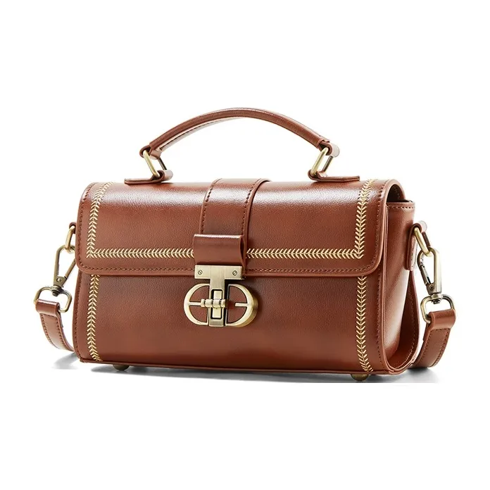 Teenmix Cow Leather With Synthetic Leather Messenger Bag, Shoulder Bag, Handbag Trumpets Women's Multicolor-13