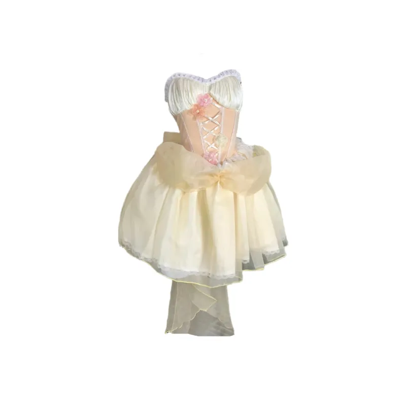 OUTDOORPRINCE Lolita Fashion Women's Light Yellow-0