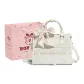 Ecru+Shopping Bag+Silk Scarf