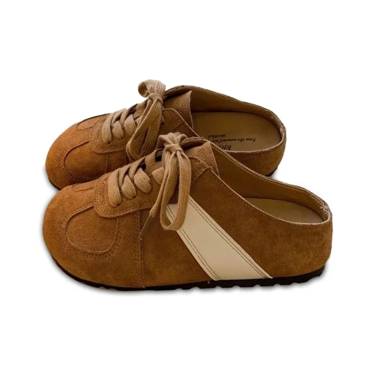 ABCYLM Rubber Sole Quiet Abrasion Resistant Slip Resistant Closed Toe Slippers Women's-4
