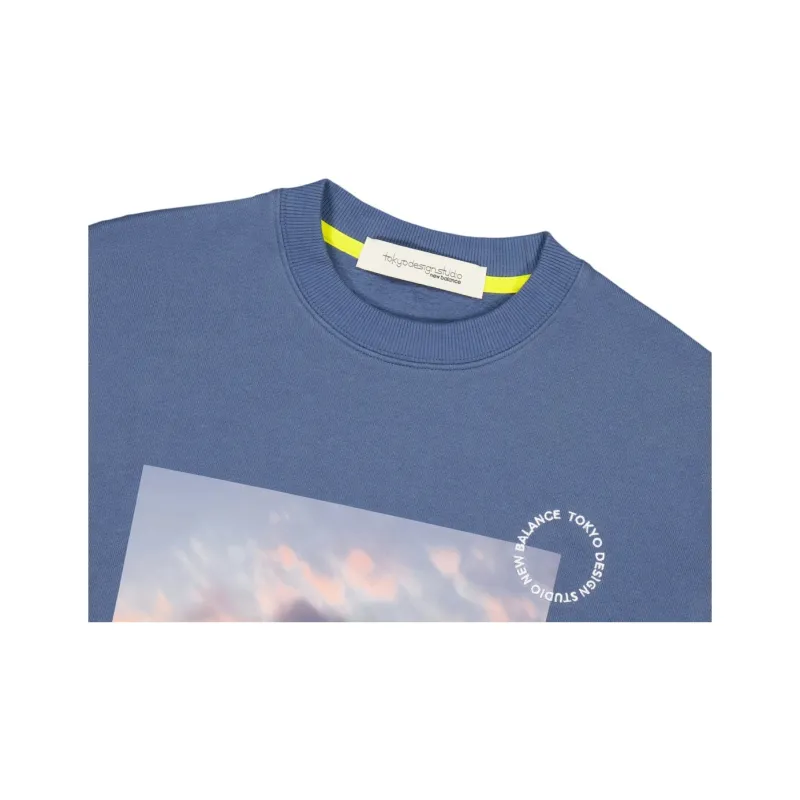 New Balance TOKYO DESIGN STUDIO Sweatshirt Unisex Blue-2