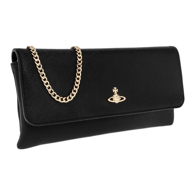 Vivienne Westwood Logo Plaque Clutch Bag-1