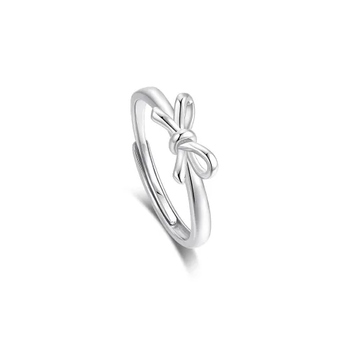 Wylyp 999 Fine Silver Sterling Silver Rings Women's Silver