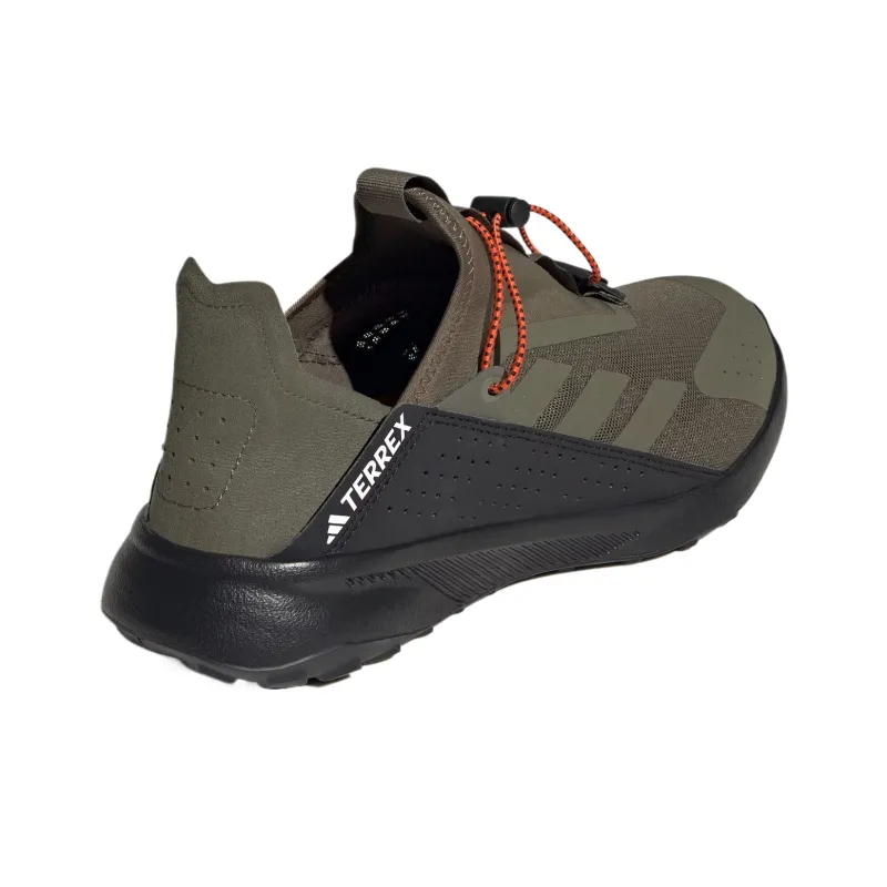 Adidas VOYAGER 21 Mid Top Outdoor Shoes Men's Strata Olive Green-4