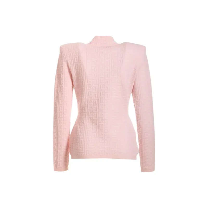 BALMAIN FW22 Sweater Women's Pink-1