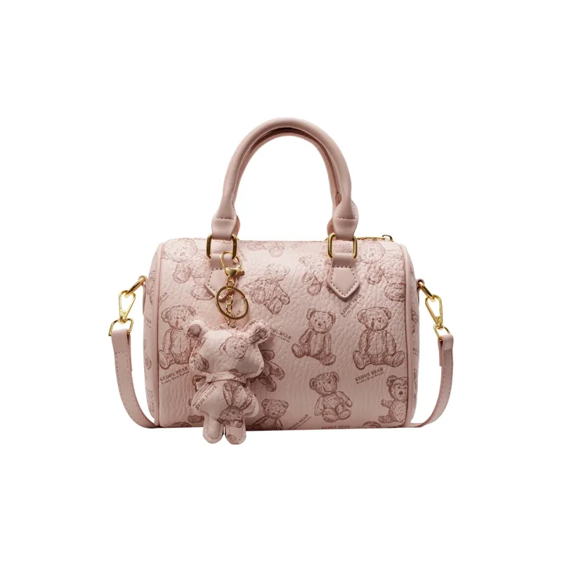 Yalu PU One Shoulder Handbag Women's White/Black/Pink/Brown-15