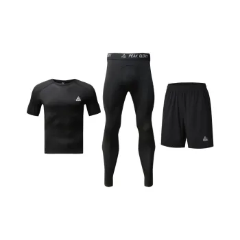 PEAK Fitness Set Unisex Set Of 3 Black
