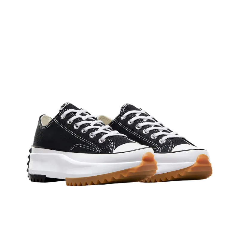 Converse Run Star Hike Platform Low Top Canvas Shoes Unisex Black-2