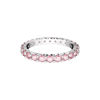 Swarovski Metal Rings Unisex Pink