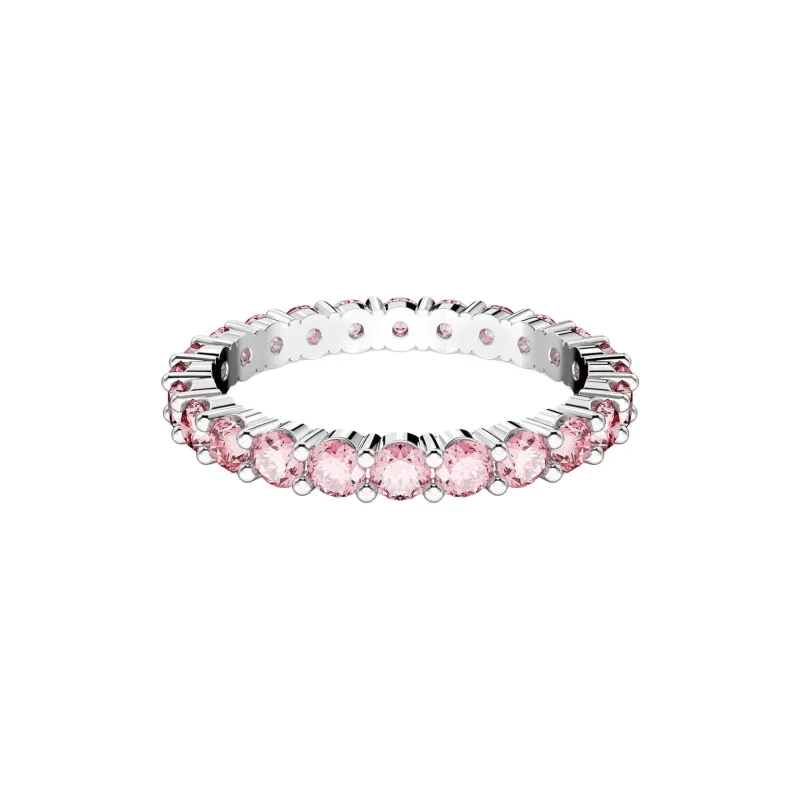 Swarovski Metal Rings Unisex Pink-0