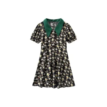 YGPRW Short Sleeved Dress Women's