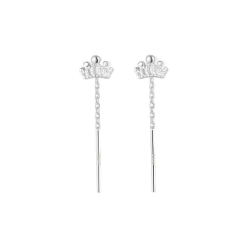 Daisy Dream Full Sterling Silver Drop Earrings Women's