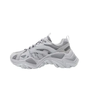 FILA Interaction V2 Low Top Chunky Sneakers Unisex Gray