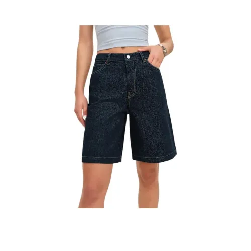 REFORMATION Vera Mid Rise 10' Trouser Jean Shorts Denim Shorts Women's
