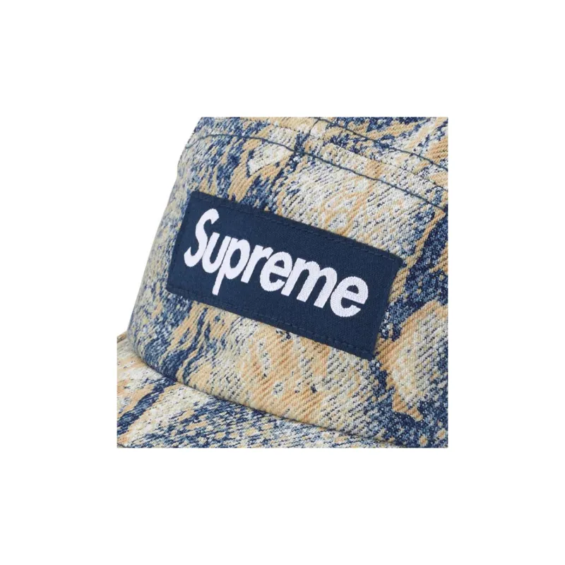 Supreme Cotton Baseball Caps Unisex Blue-2