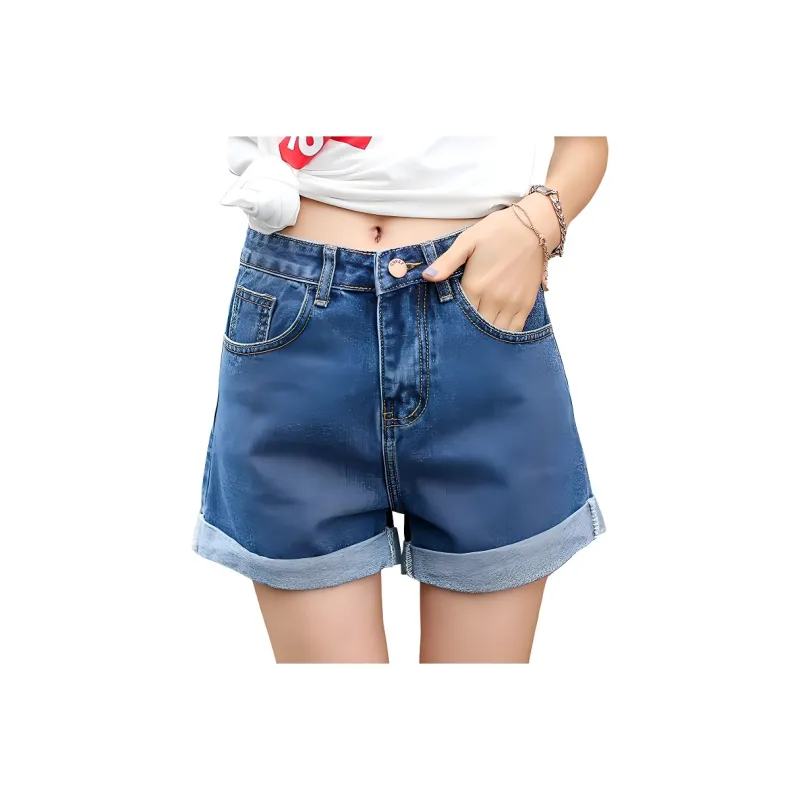 Shuhao Bai Denim Shorts Women's-12