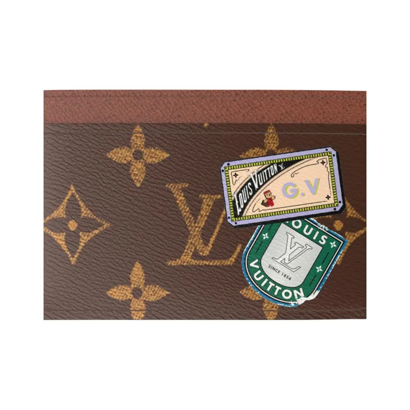 LOUIS VUITTON Monogram Canvas Card Holder Women's Multicolor-4