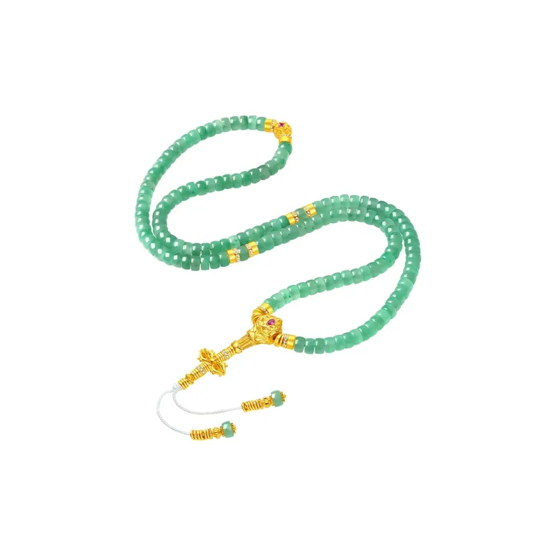 CHOW TAI SENG African Emerald Necklaces Women's-2