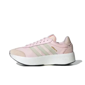 Adidas Originals CITY RNR Cushioning Slip Resistant Low Top Casual Running Shoes Unisex Pink