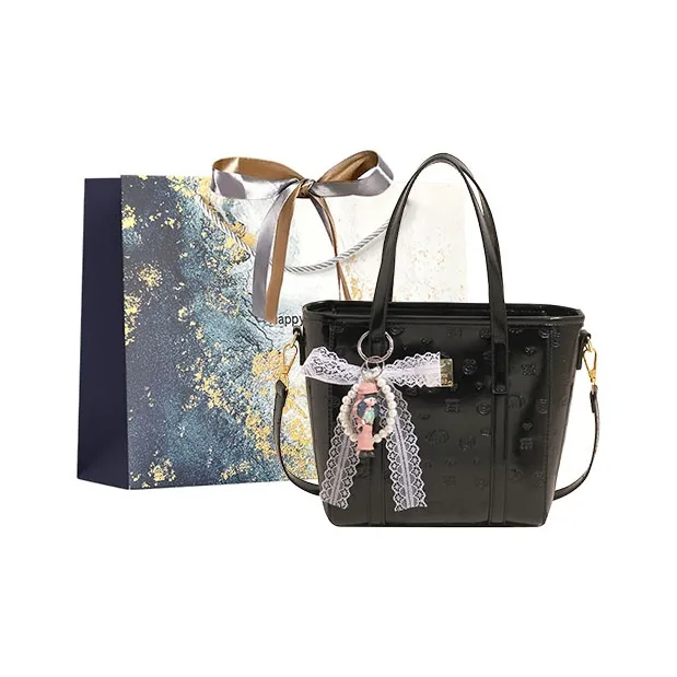 Iman's House PU Handbag Women's White/Pink/Blue/Black-15