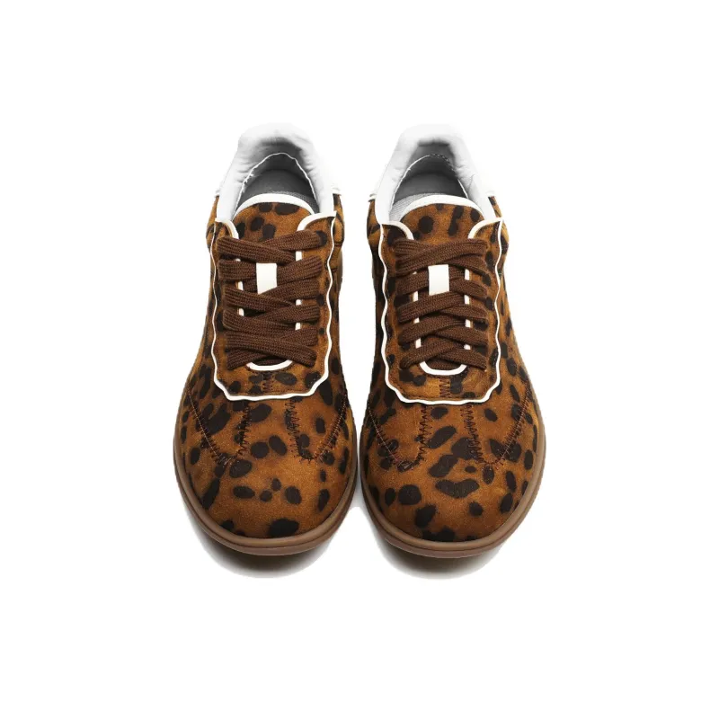 Mo Xu Low Top Casual Shoes Unisex Leopard Print-2