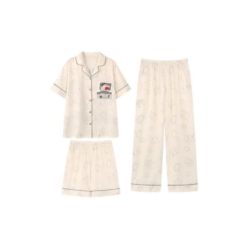 Cotton Gene Pajama Set Women's Combo Set-16