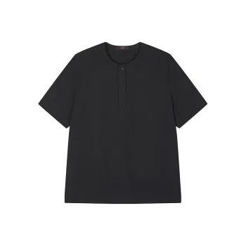 CROQUIS Black Thread T Shirt Men's