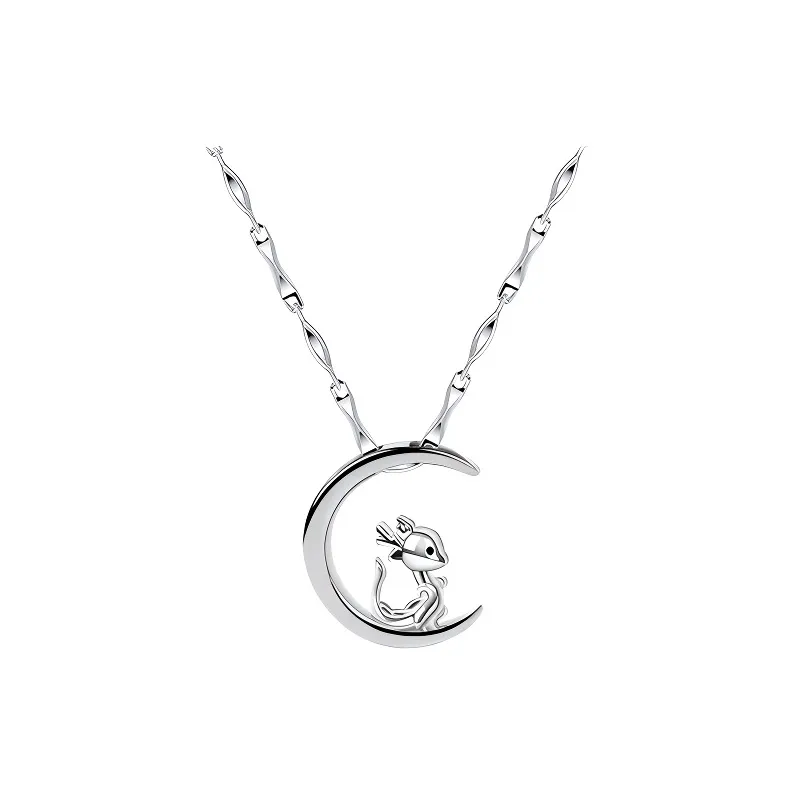 PUENTE 999 Fine Silver Collarbone Chain Women's-20