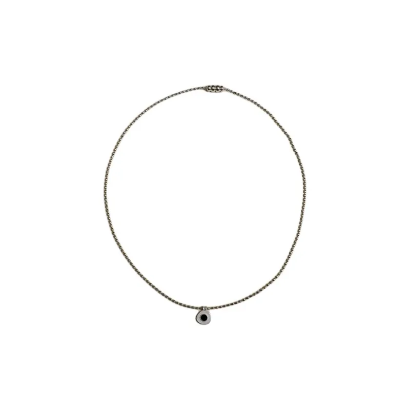 OLIO E ACETO 925 Sterling Silver Necklaces Unisex Multicolor-1