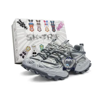 SK.TRIP Cushioning, Abrasion Resistant, Breathable, Coverage, Support Low Top Chunky Sneakers Unisex Box