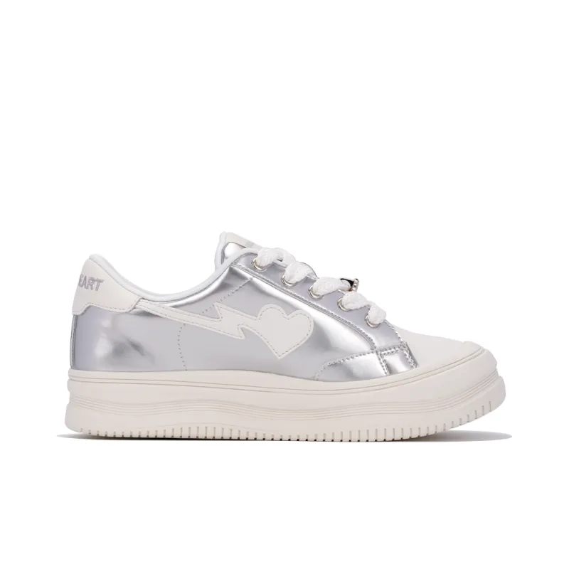 AND U Anti Slip And Wear Resistant Height Increasing Low Top Heartfelt Connection Skateboard Shoes Unisex-1