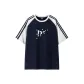 Navy Blue & Heather Gray