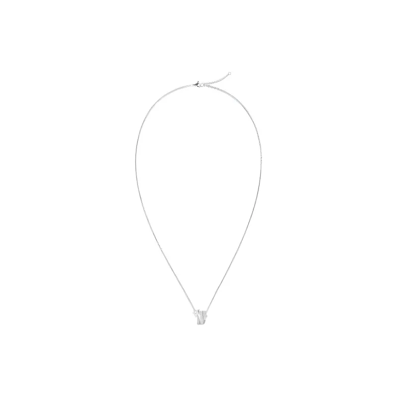 CHANEL 18K White Gold Diamonds Necklaces Women's-1