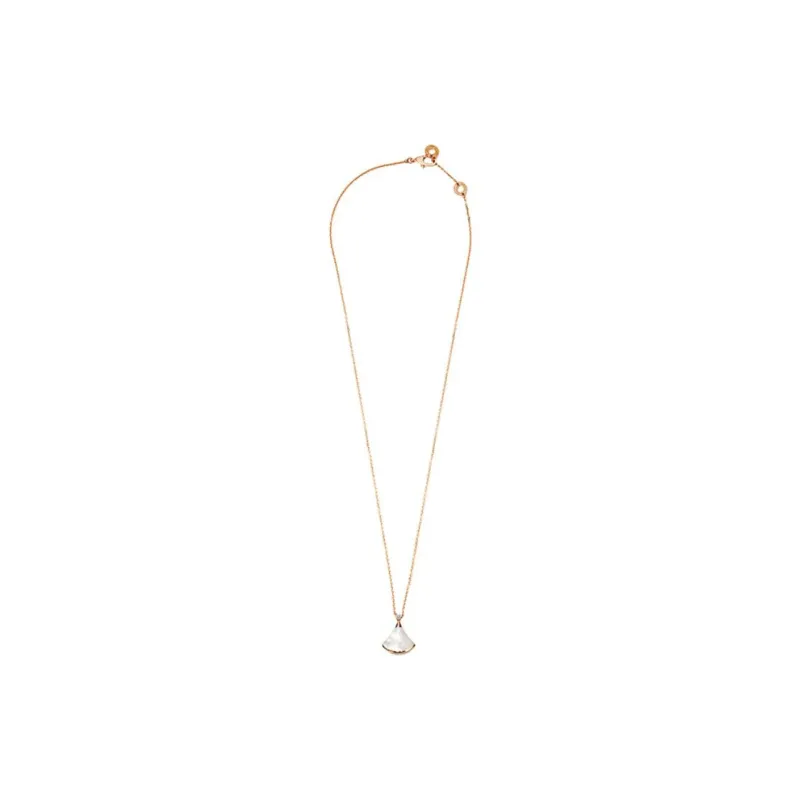 BVLGARI Divas' Dream Series 18K Rose Gold Necklaces Unisex Rose Gold-1