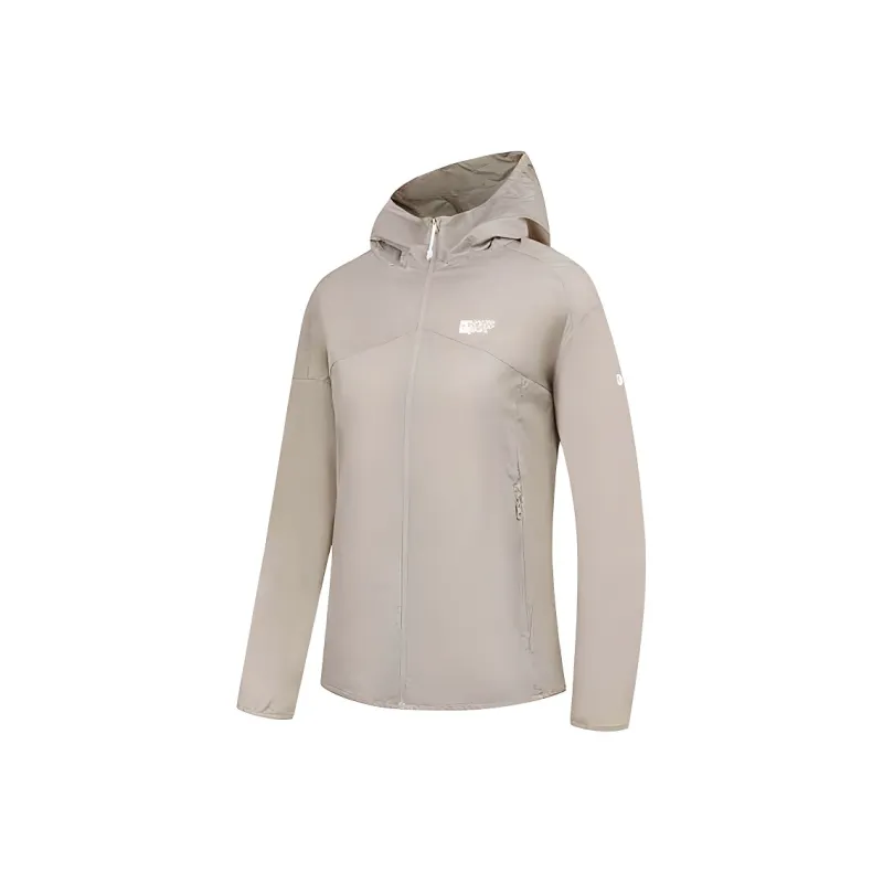 QIAODAN UV Protection Sun Protection Clothing Women's Gull Coffee-0