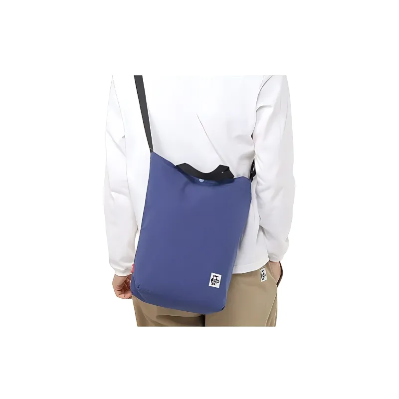 CHUMS Polyester Shoulder Bag, Crossbody Bag, Handbag Unisex Purple-1