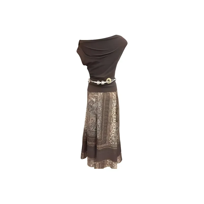 DOSOHEB Two Piece Skirt Sets Women's-1