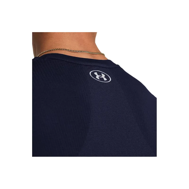 Under Armour Vanish Seamless FW24 T Shirt Men's Midnight Marine Blue-4