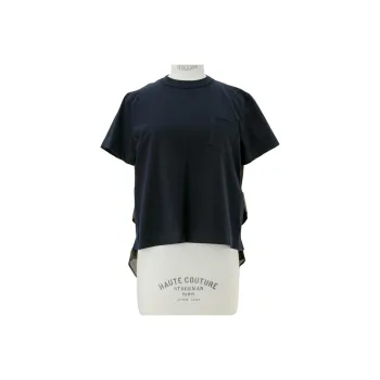 Sacai T Shirts Women's Marine Blue