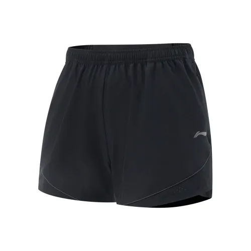 LiNing running Balance Collection Sports Shorts Women's Black