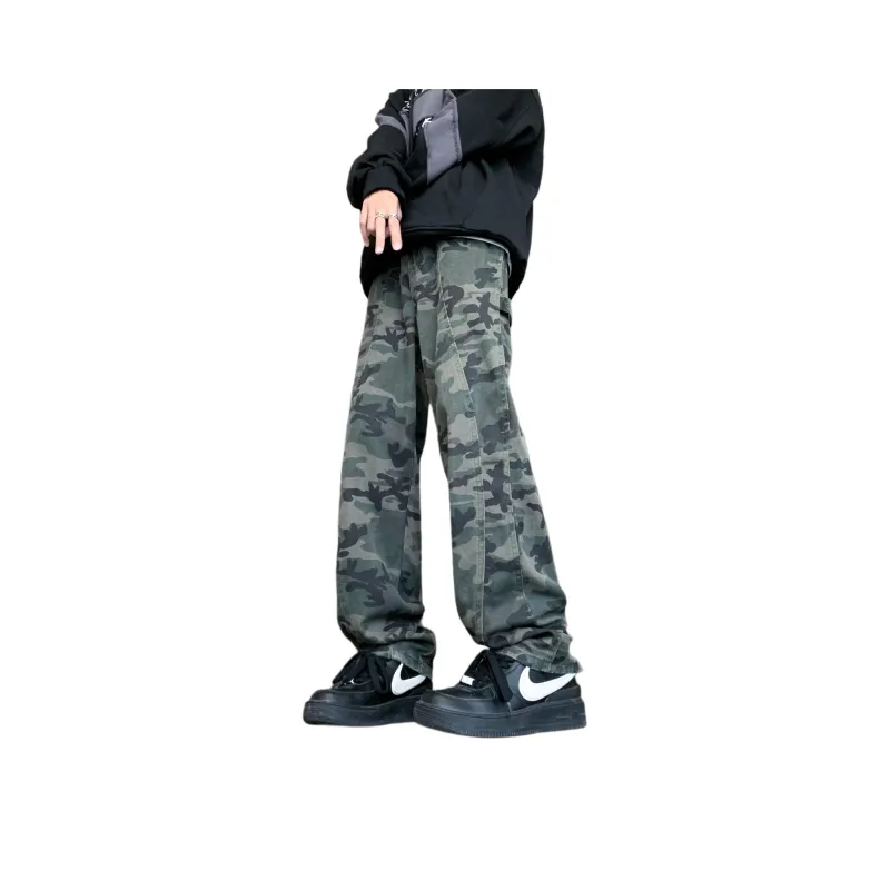 Lulifama Jeans Unisex Camouflage-0