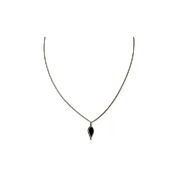 OLIO E ACETO 925 Sterling Silver Necklaces Unisex Black