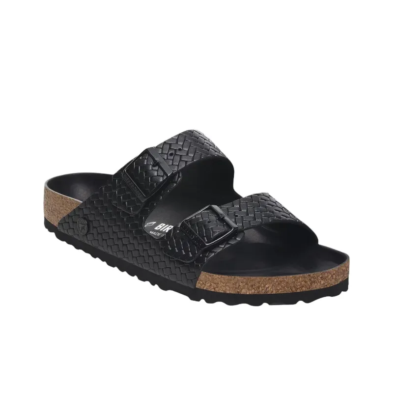 Birkenstock Arizona Rivet Logo EVA Abrasion Resistant Slide Slippers Unisex Black Regular Loose Fit-1