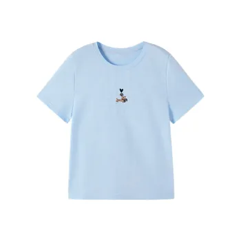 XIANGYING T Shirts Women's Blue
