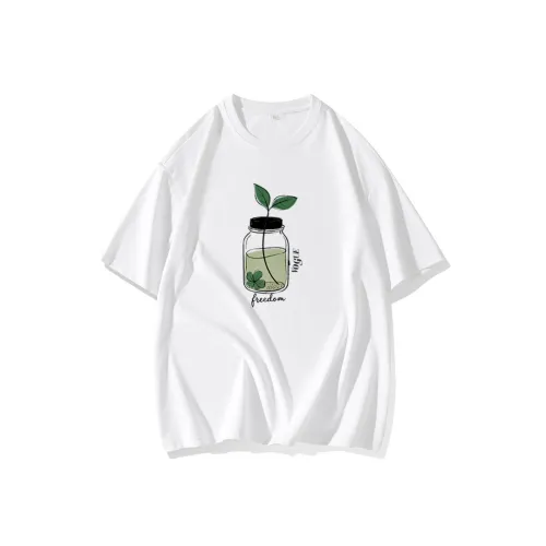 FAIRWHALE Drop Shoulder Sleeve T Shirt Women's