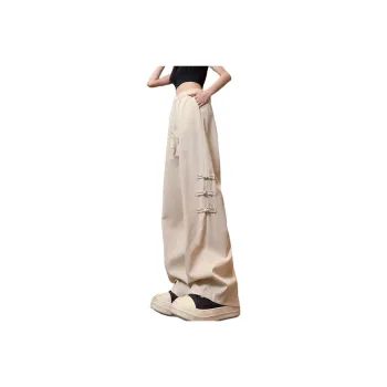 DARK HORSE Casual Pants Unisex Apricot